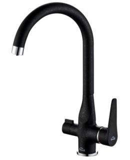 Смеситель для кухни ZORG Steel Hammer SH 910 BLACK CR